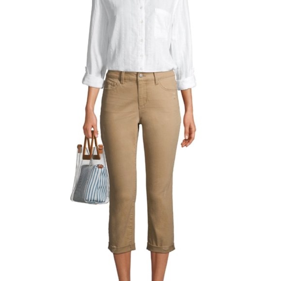 NWT Time and Tru Mid Rise Khaki Tan Brown - Picture 4 of 16